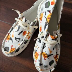Halloween Themed Shoes - White